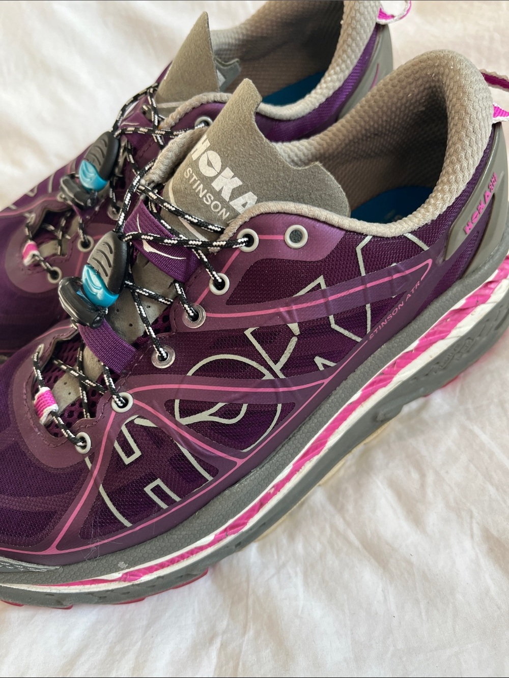 Hoka One One Stinson ATR purple trail running shoes outdoors athletic shoes - Picture 12 of 12